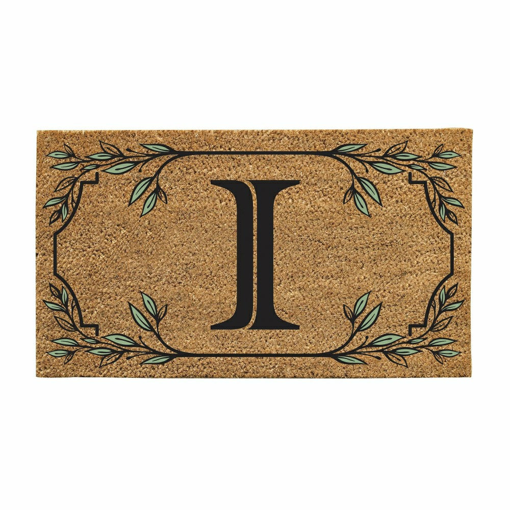 Monogram Coir Mat, Letter "I" | Plow & Hearth