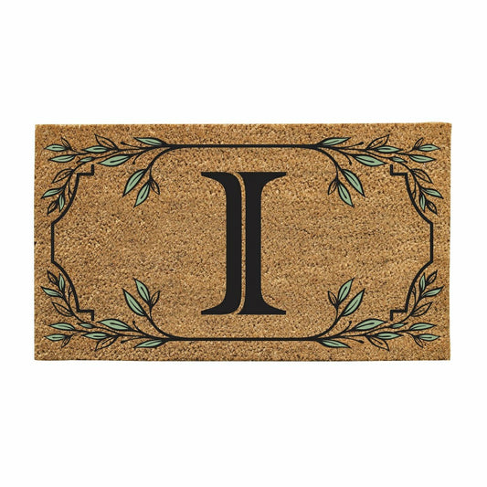 Monogram Coir Mat, Letter "I" | Plow & Hearth
