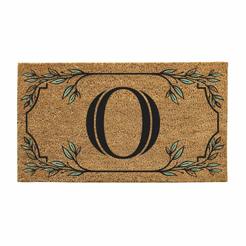 Monogram Coir Mat, Letter "O" | Plow & Hearth