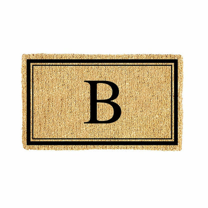 Monogram Coir Mat, Letter "B" | Plow & Hearth