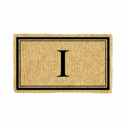 Monogram Coir Mat, Letter "I" | Plow & Hearth