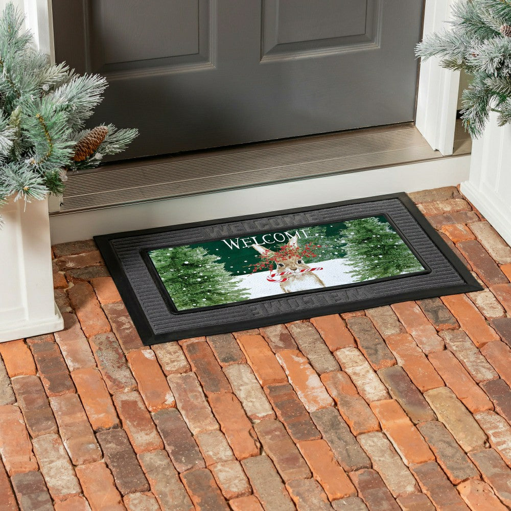 Candy Cane Rabbit Sassafras Switch Mat | Plow & Hearth