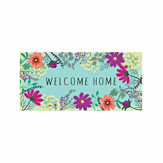 Wildflowers Welcome Sassafras Switch Mat | Plow & Hearth