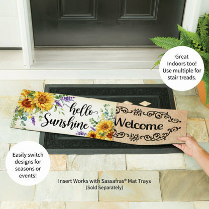 Hello Sunshine Sunflower Sassafras Switch Mat | Plow & Hearth