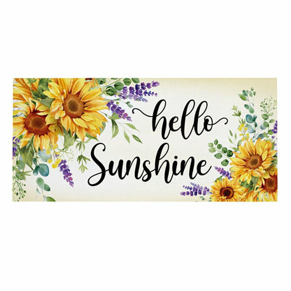 Hello Sunshine Sunflower Sassafras Switch Mat | Plow & Hearth