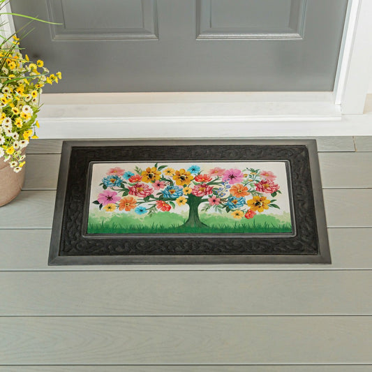 Blooming Tree of Life Sassafras Switch Mat | Plow & Hearth