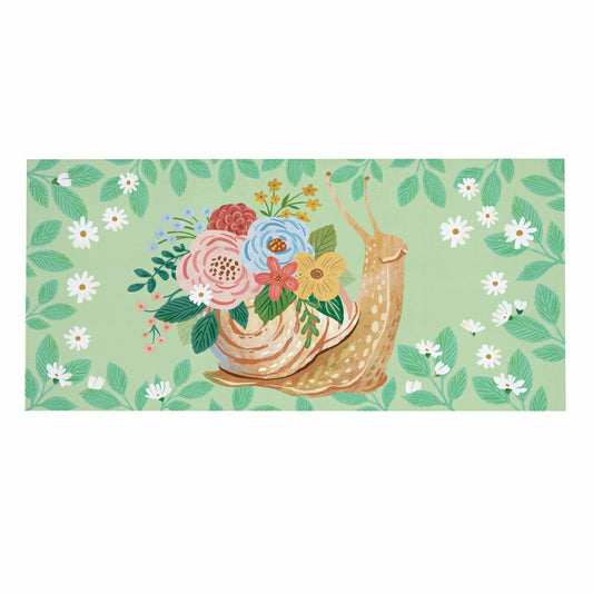 Cottage Garden Snail Bloom Sassafras Switch Mat | Plow & Hearth