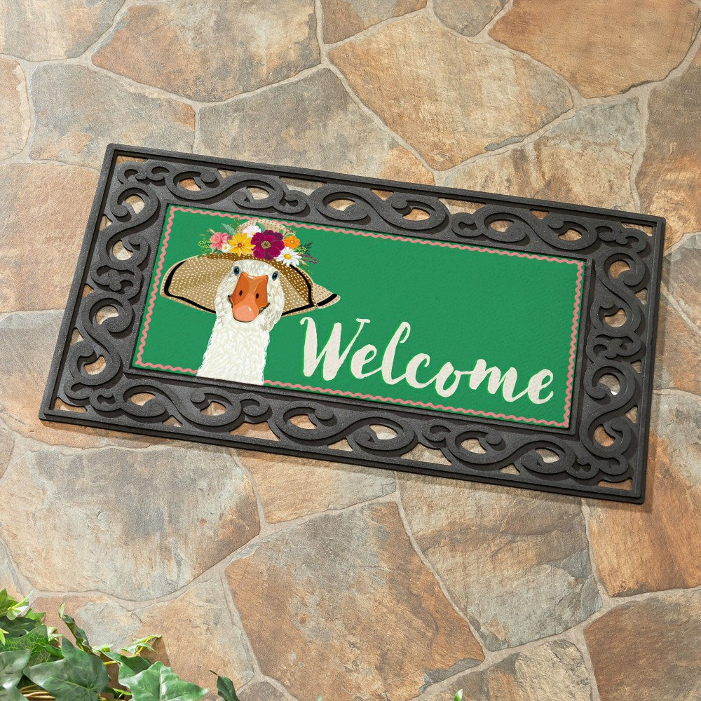 Flowery Goose Sassafras Switch Mat | Plow & Hearth