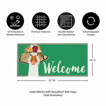 Flowery Goose Sassafras Switch Mat | Plow & Hearth