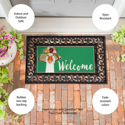 Flowery Goose Sassafras Switch Mat | Plow & Hearth