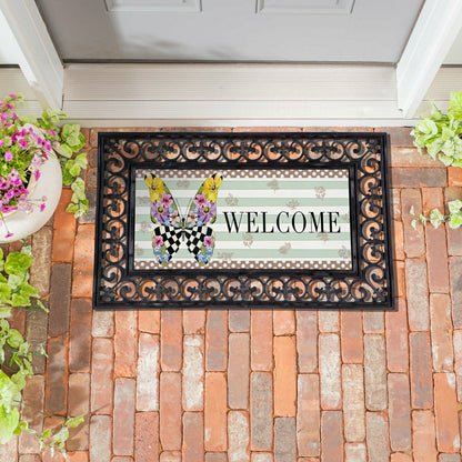 Courtly Check Butterfly Sassafras Switch Mat | Plow & Hearth