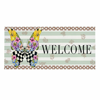 Courtly Check Butterfly Sassafras Switch Mat | Plow & Hearth