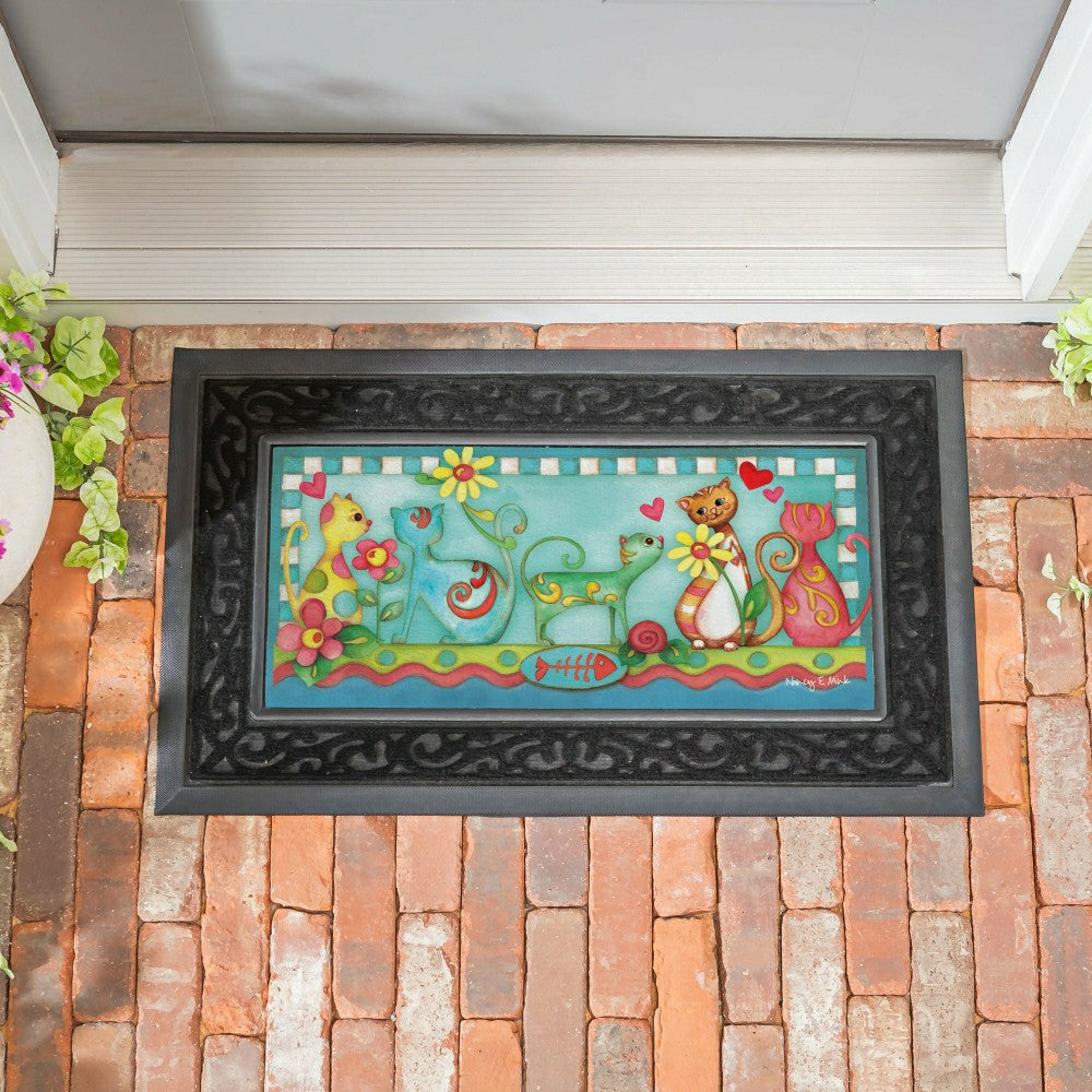 Purr-Fect Day Sassafras Switch Mat | Plow & Hearth