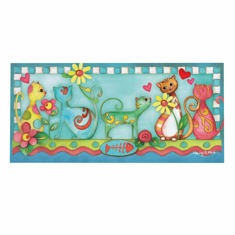 Purr-Fect Day Sassafras Switch Mat | Plow & Hearth