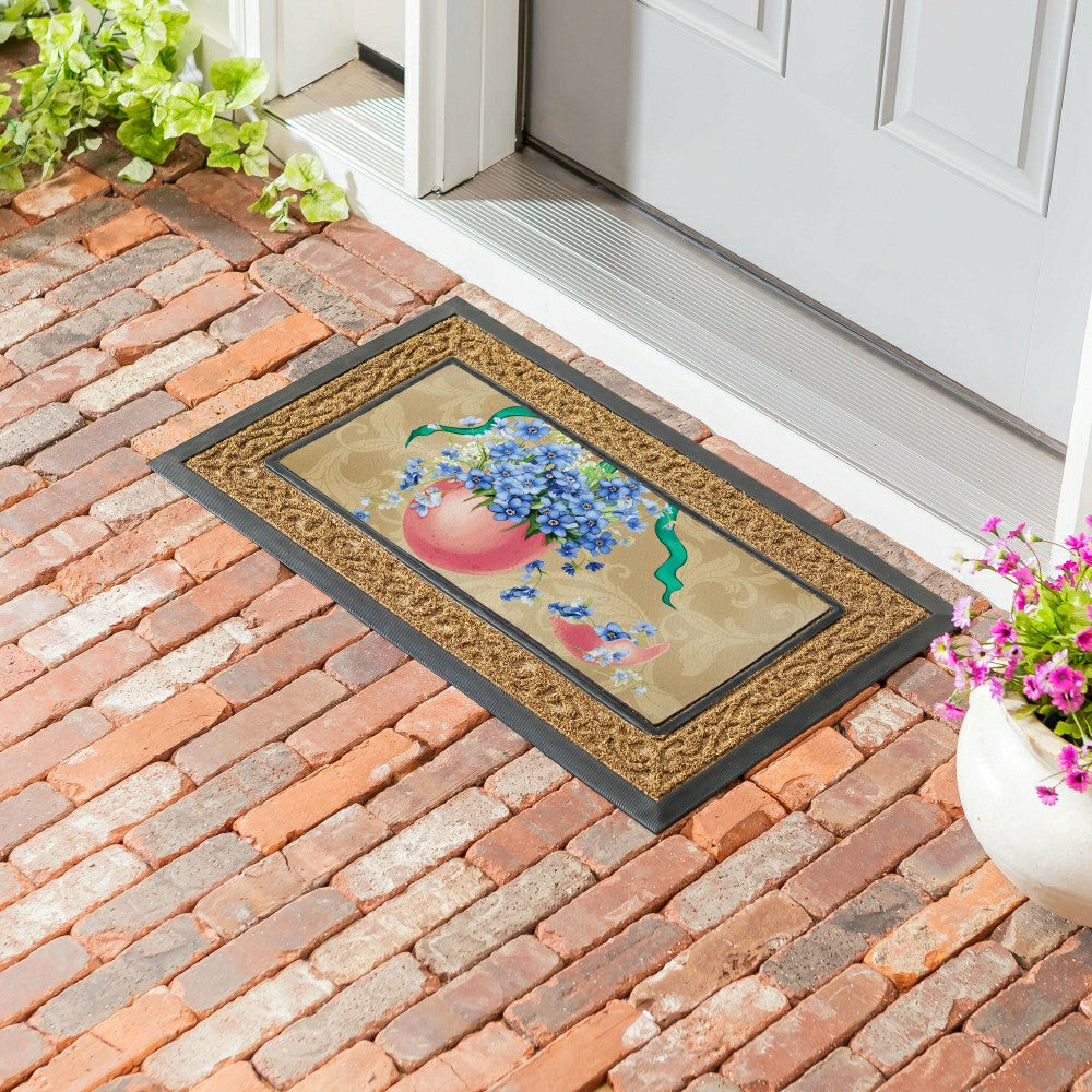 Floral Easter Egg Sassafras Switch Mat | Plow & Hearth