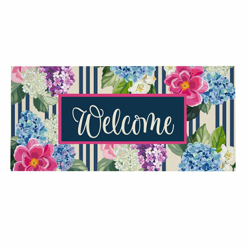 Chinoiserie Floral Pattern Sassafras Switch Mat | Plow & Hearth