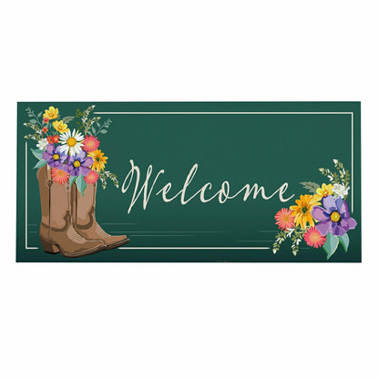 Boots And Bow Floral Sassafras Switch Mat | Plow & Hearth