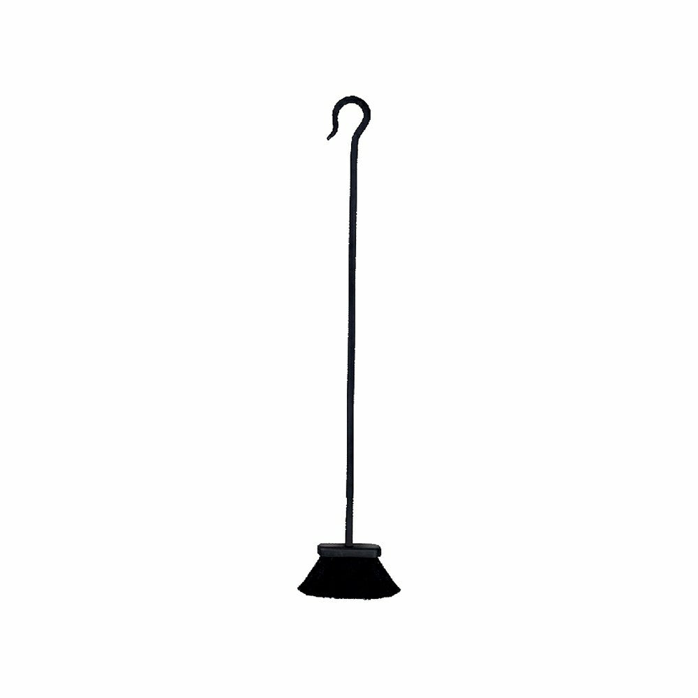 Long Hooked Fireside Brush | Plow & Hearth