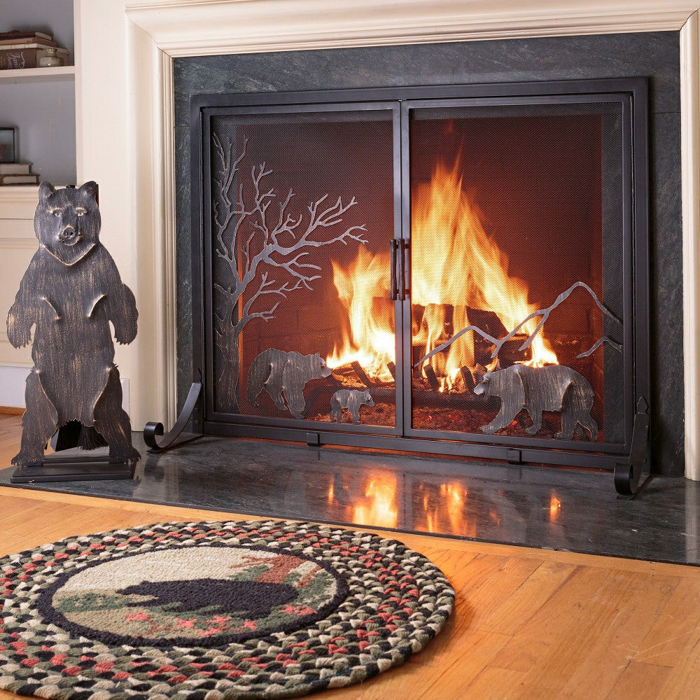 Shenandoah Mountain Bear Fireplace Tool Set | Plow & Hearth