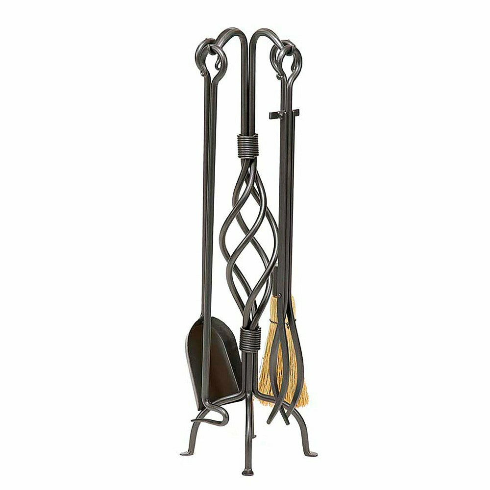 Helix 5-Piece Fireplace Tool Set | Plow & Hearth