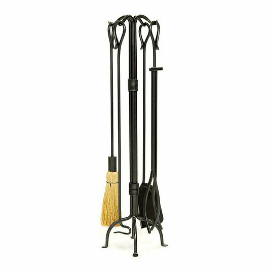 Classic 5-Piece Fireplace Tool Set | Plow & Hearth