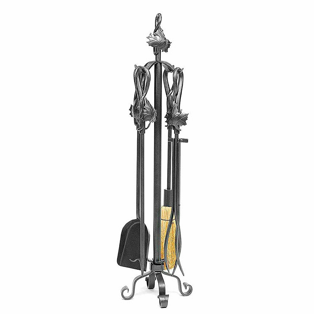 Maple Leaf 5-Piece Fireplace Tool Set | Plow & Hearth