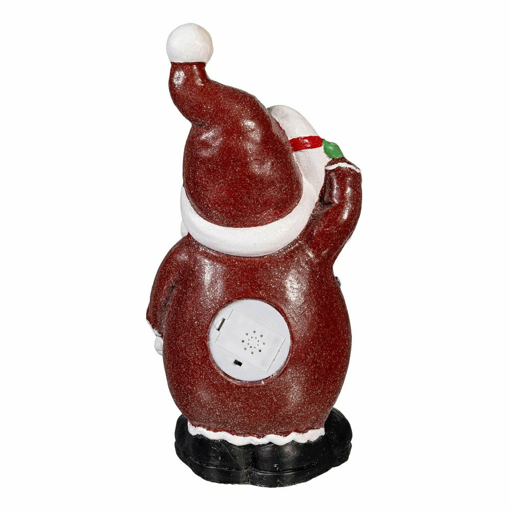 Baking Spirits Bright Santa LED Garden Statue | Plow & Hearth