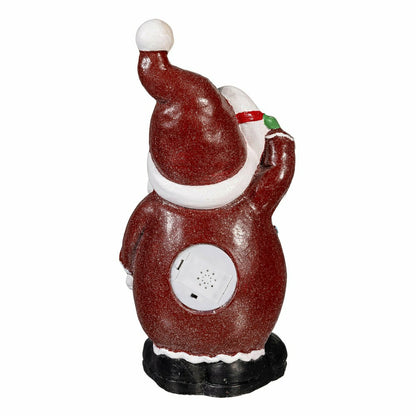 Baking Spirits Bright Santa LED Garden Statue | Plow & Hearth