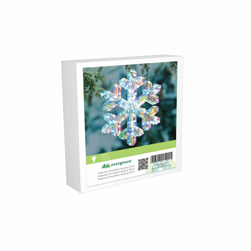 Pearl and Pine Outdoor Lamp & Lighting, LED Snowflake, 9"H | Plow & Hearth