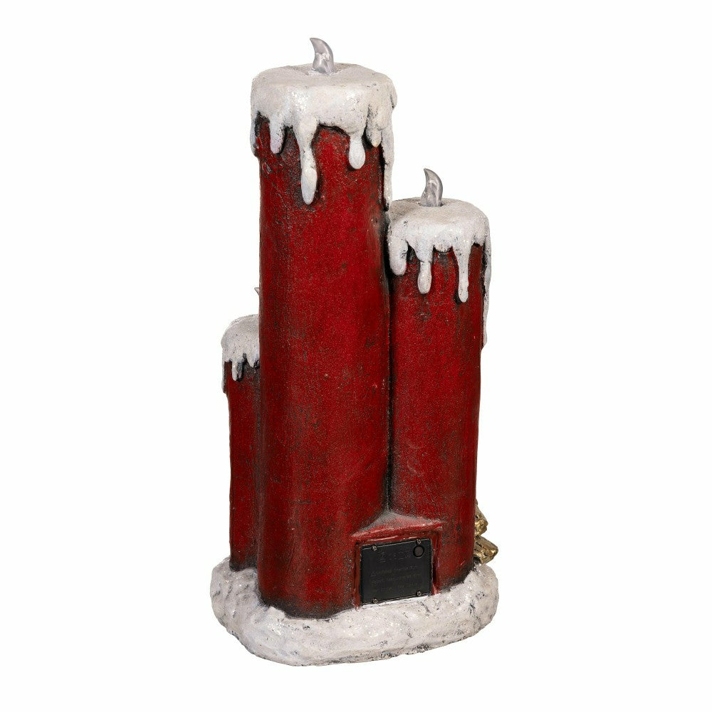 Joyful Traditions Garden Statue, LED Resin Statue, Candle Stick, 21"H | Plow & Hearth