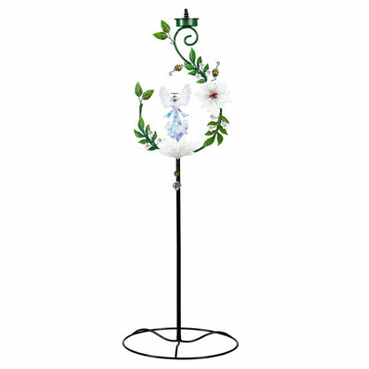 Angel 4-in-1 Solar Garden Stake, 48"H | Plow & Hearth
