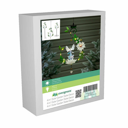 Angel 4-in-1 Solar Garden Stake, 48"H | Plow & Hearth