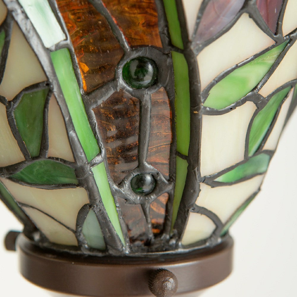 Red Star Stained Glass Floor Lamp | Plow & Hearth