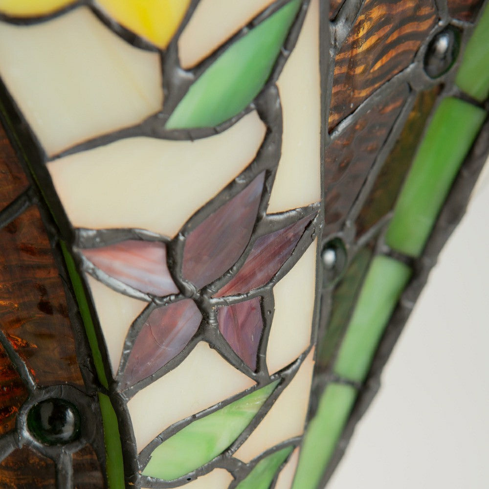 Red Star Stained Glass Floor Lamp | Plow & Hearth