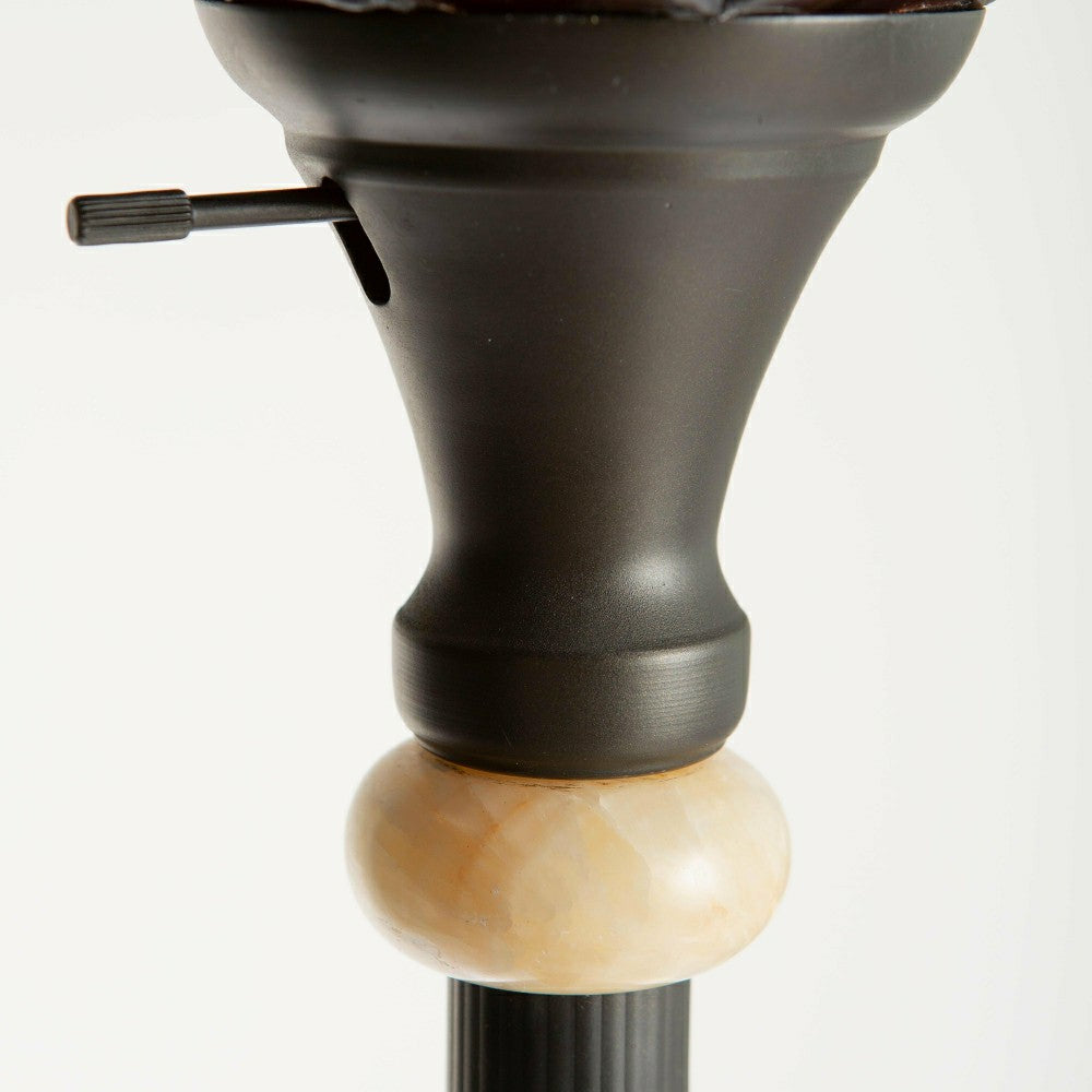 Peacock Stained Glass Floor Lamp | Plow & Hearth