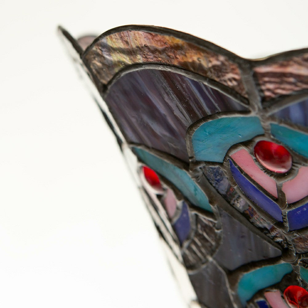 Peacock Stained Glass Floor Lamp | Plow & Hearth