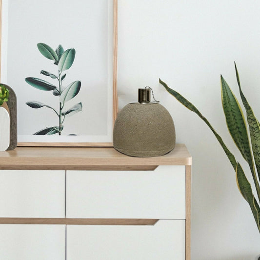 Sandstone Oil Lamp | Plow & Hearth