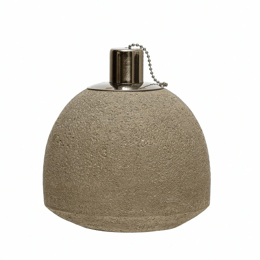 Sandstone Oil Lamp | Plow & Hearth
