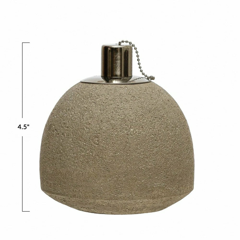 Sandstone Oil Lamp | Plow & Hearth