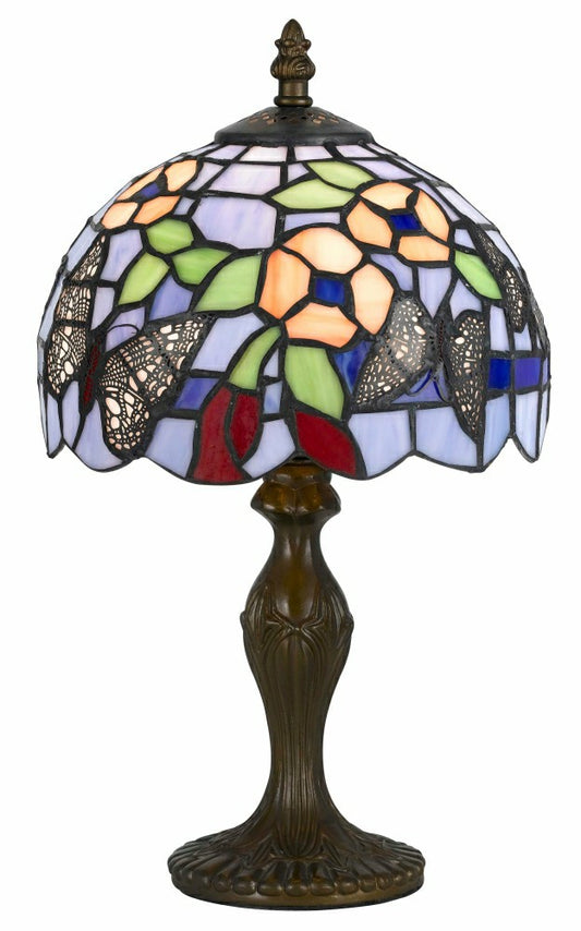 Tiffany Butterfly Lamp with Zinc Base | Plow & Hearth