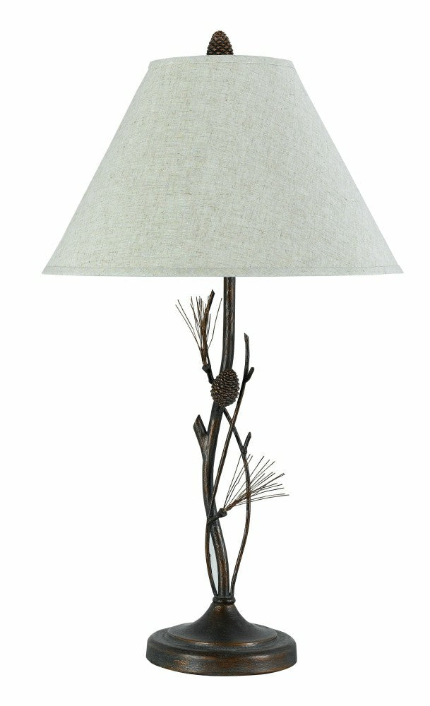 Pine Twig Iron Table Lamp | Plow & Hearth