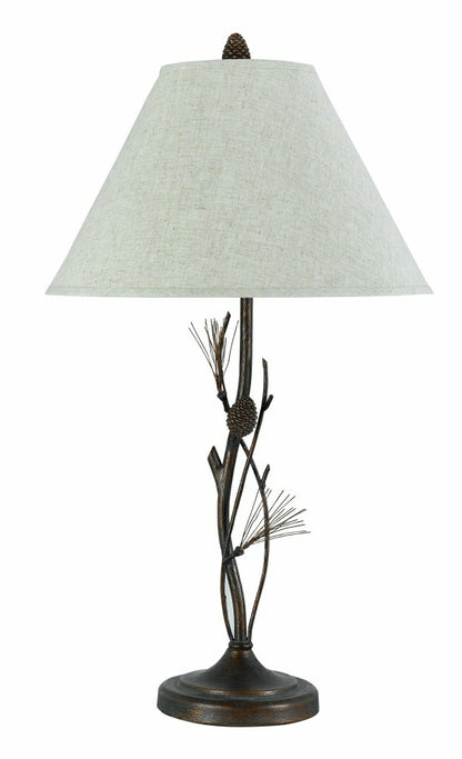 Pine Twig Iron Table Lamp | Plow & Hearth