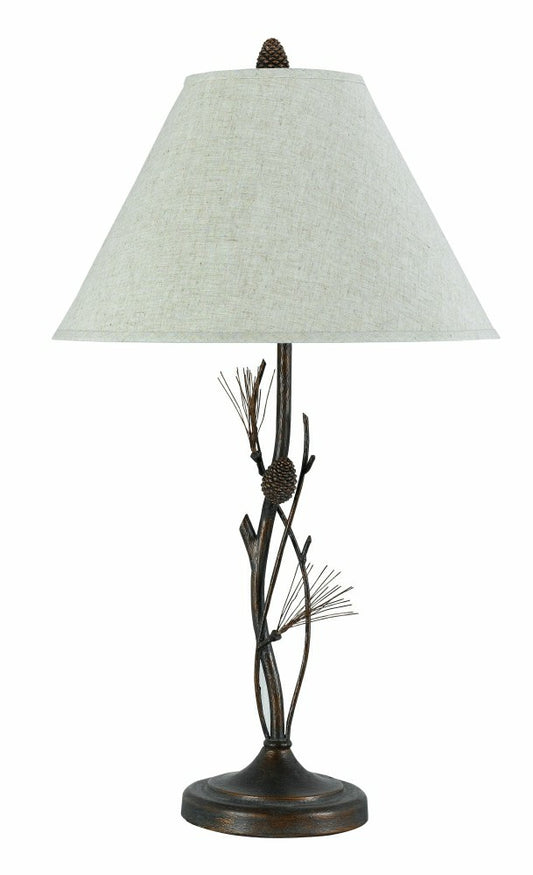 Pine Twig Iron Table Lamp | Plow & Hearth