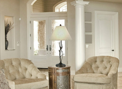 Pine Twig Iron Table Lamp | Plow & Hearth