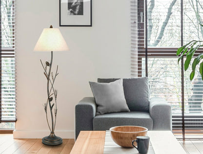 Pine Twig Iron Floor Lamp | Plow & Hearth