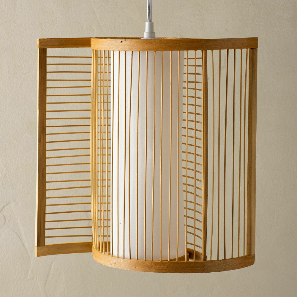 Bamboo Hanging Light | Plow & Hearth