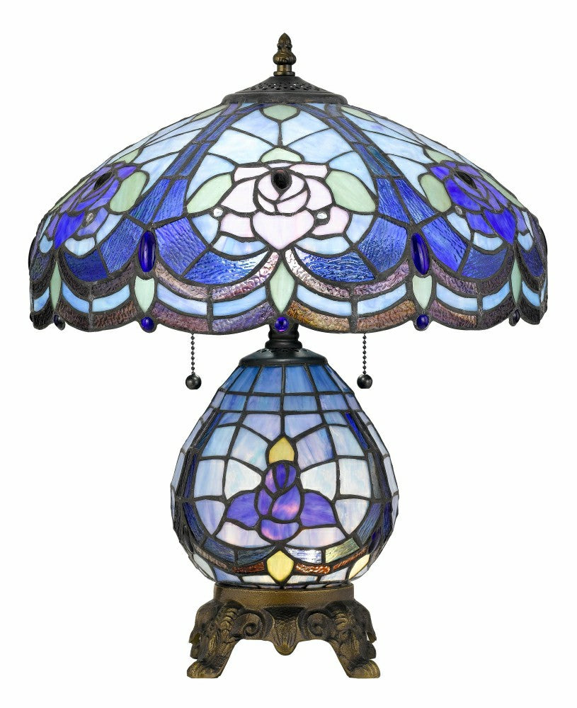 Victorian Bloom Table Lamp With Night Light | Plow & Hearth