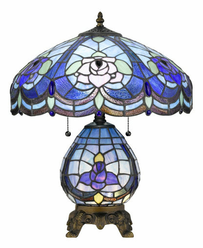 Victorian Bloom Table Lamp With Night Light | Plow & Hearth