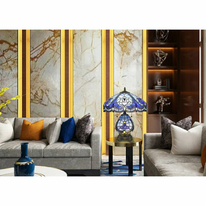 Victorian Bloom Table Lamp With Night Light | Plow & Hearth