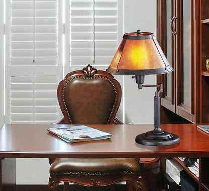 Swing Arm Mica Desk Lamp | Plow & Hearth